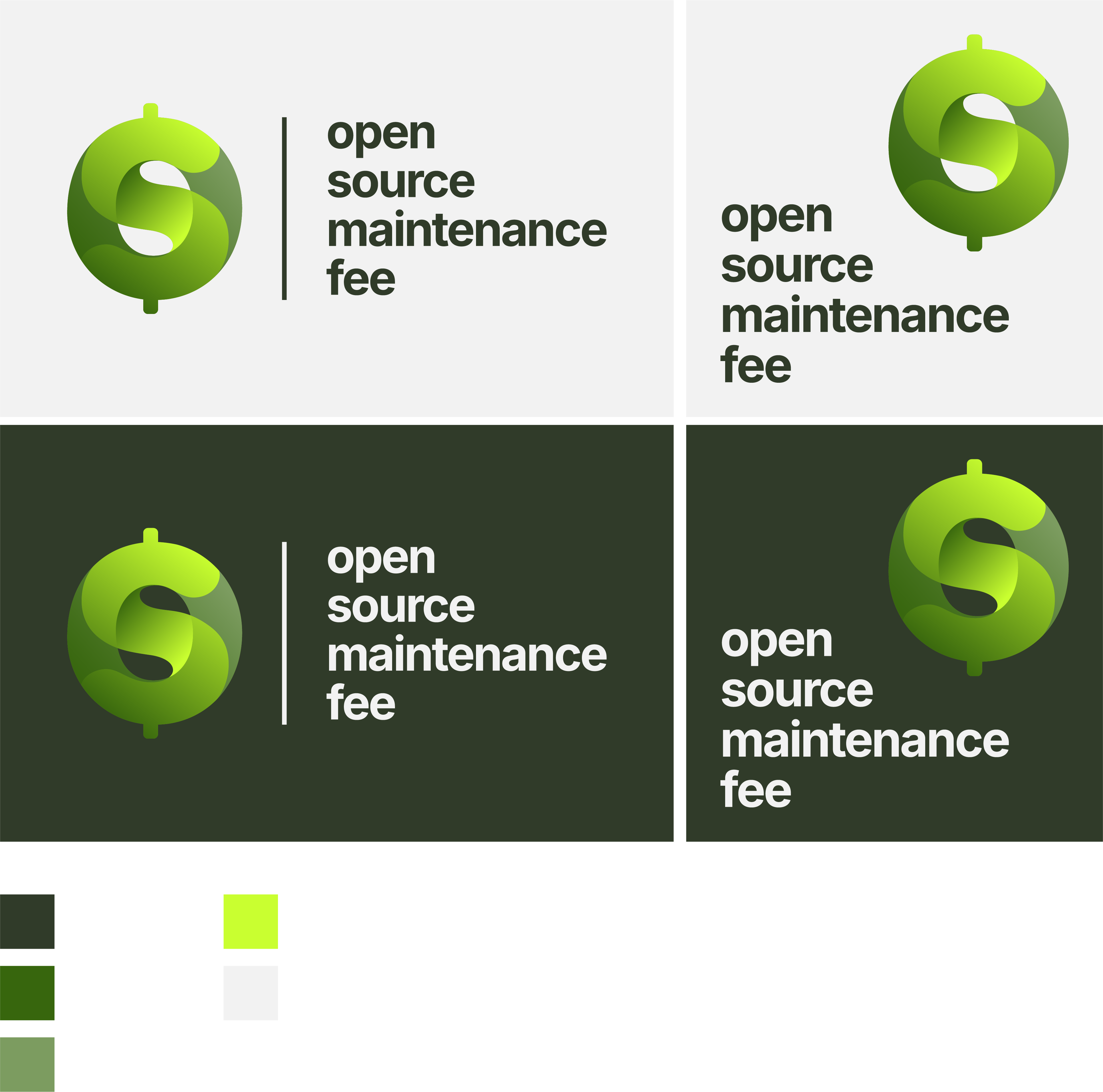 A styleguide showing hex codes and logo uses